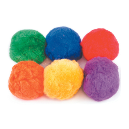 Set of 6 Fleece Balls | Sensory Balls