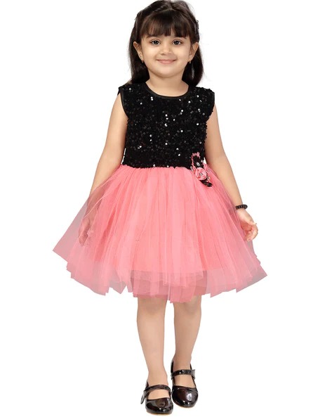 AARIKA GIRLS ETHNIC Embellished Fit & Flare Dress | KIDS