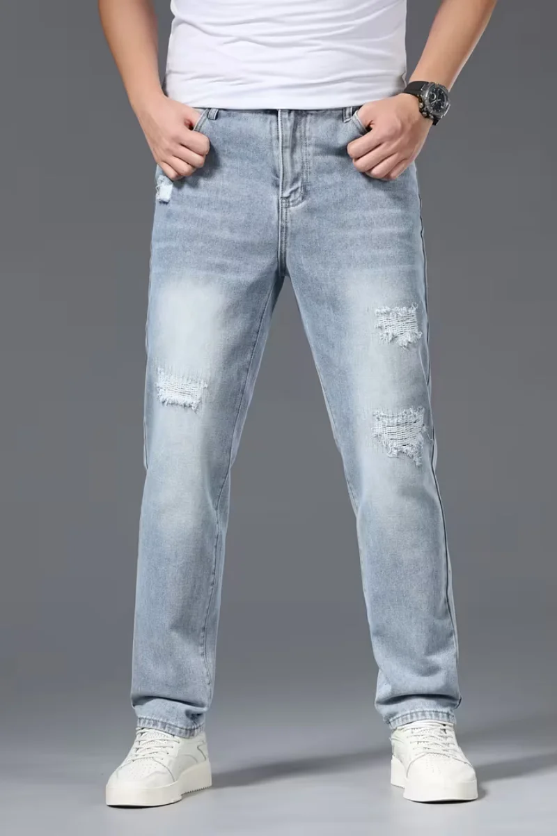 Ripped Street Jeans | Men’s Clothing