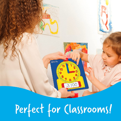 Write ,Wipe Extra Student Clocks, Set of 10 | Phonics and English Activities