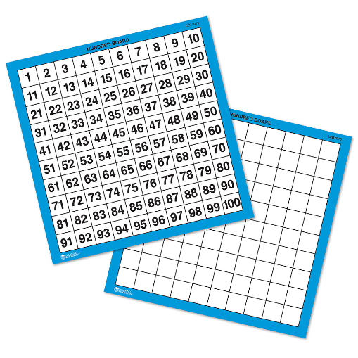 Laminated Hundreds Boards, Set of 10 | Phonics and English Activities