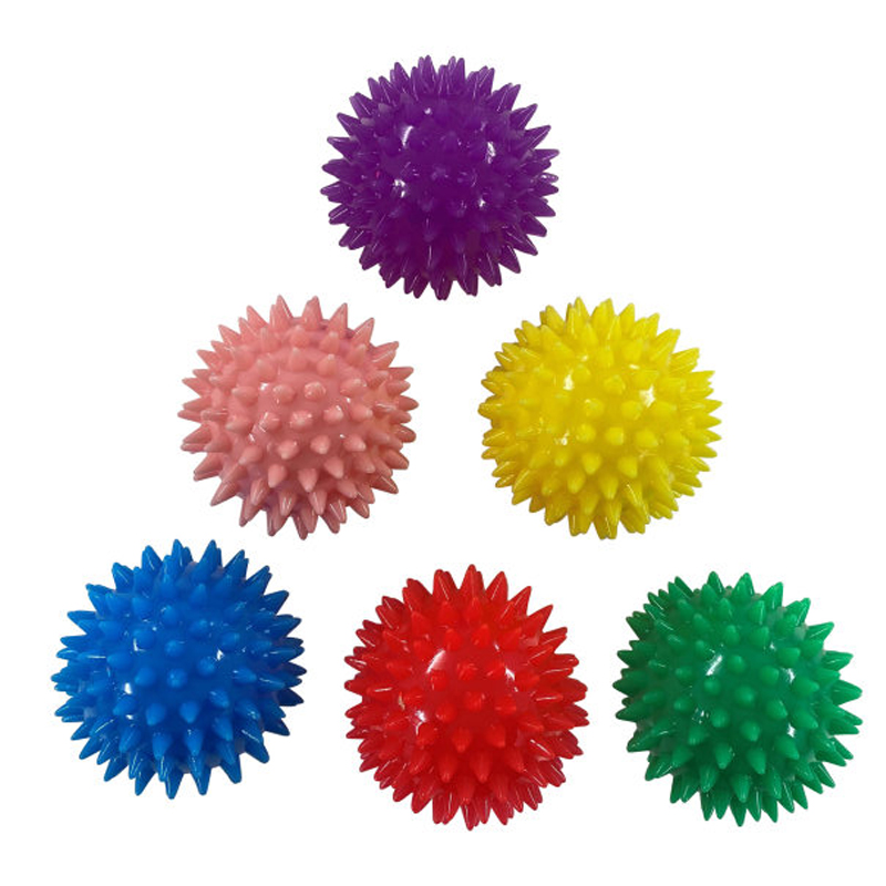 Spikey Ball non transparent LED (solid colour) | Sensory Balls