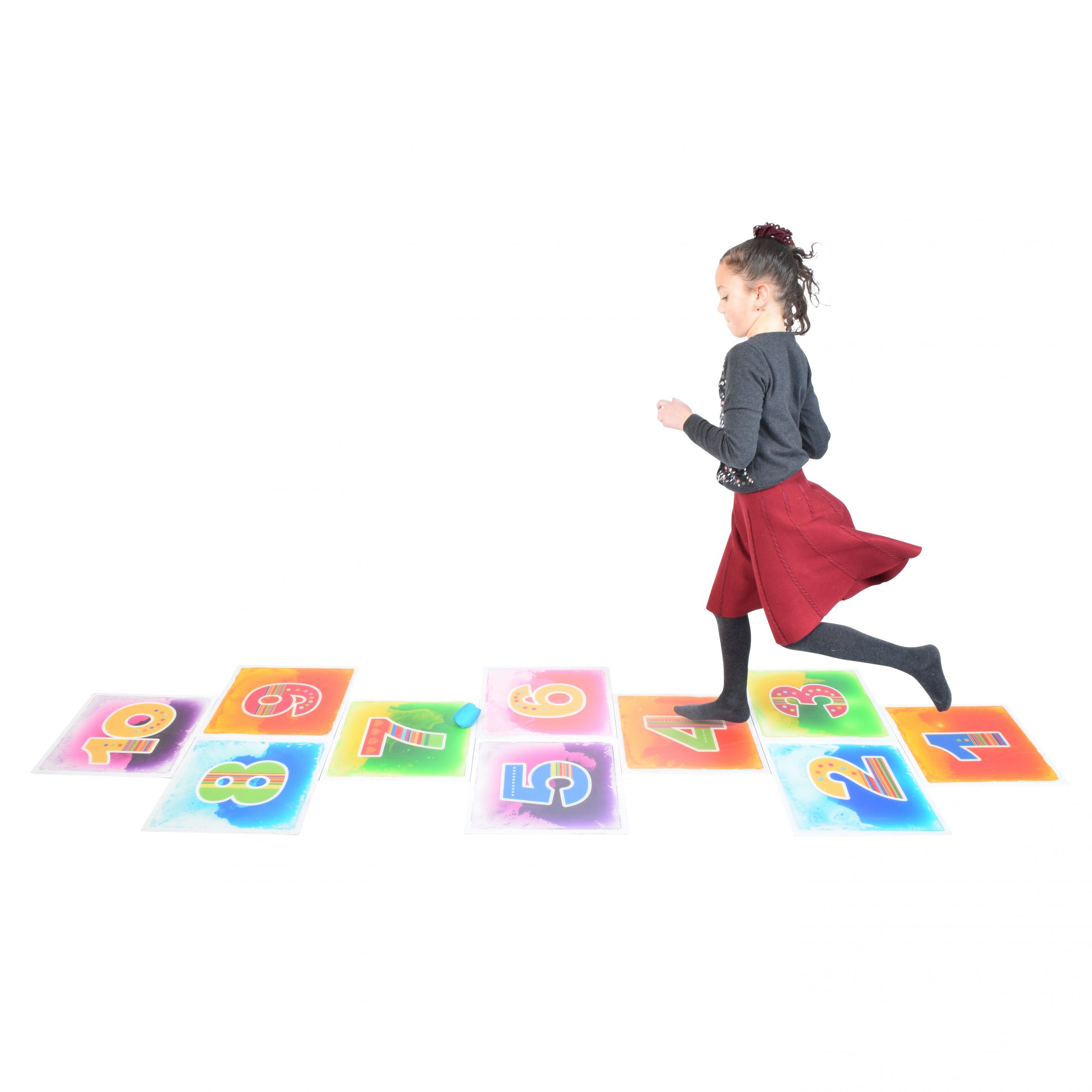 Hopscotch Liquid Floor Tiles Pack of 10 | Sensory Tiles