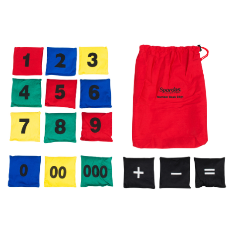 Numbered Bean Bags Set | Fidgets 