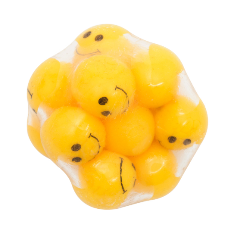 Set of 12 Smiley Face Squishy Balls | Sensory Balls