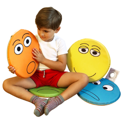 Set of 6 Emotion Cushions | Emotional Wellbeing