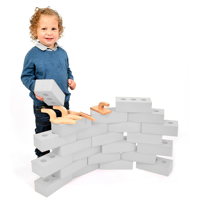 White Foam Bricks | Sensory Construction