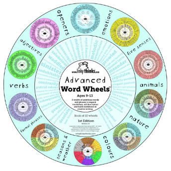 Advanced Word Wheel Book (9-13 years) | LinkyThinks