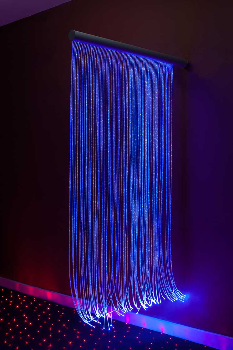 Fibre Optic Sensory Wall Cascade | Fibre Optics