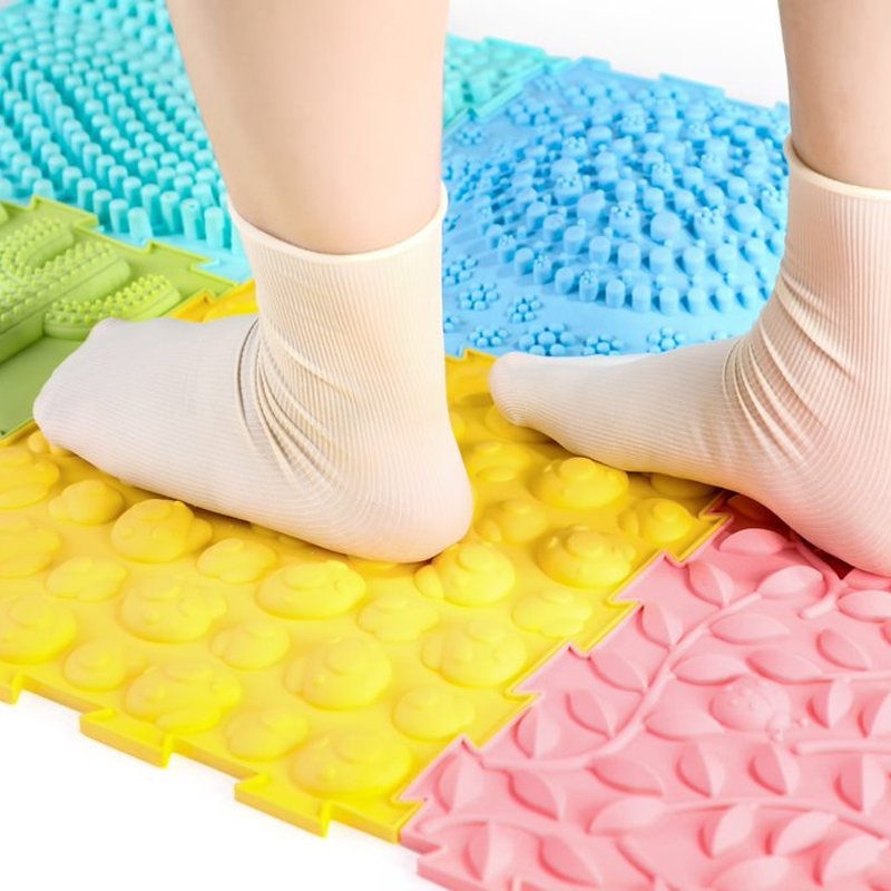 Massage Puzzle Floor 6 Tiles | Sensory Tiles