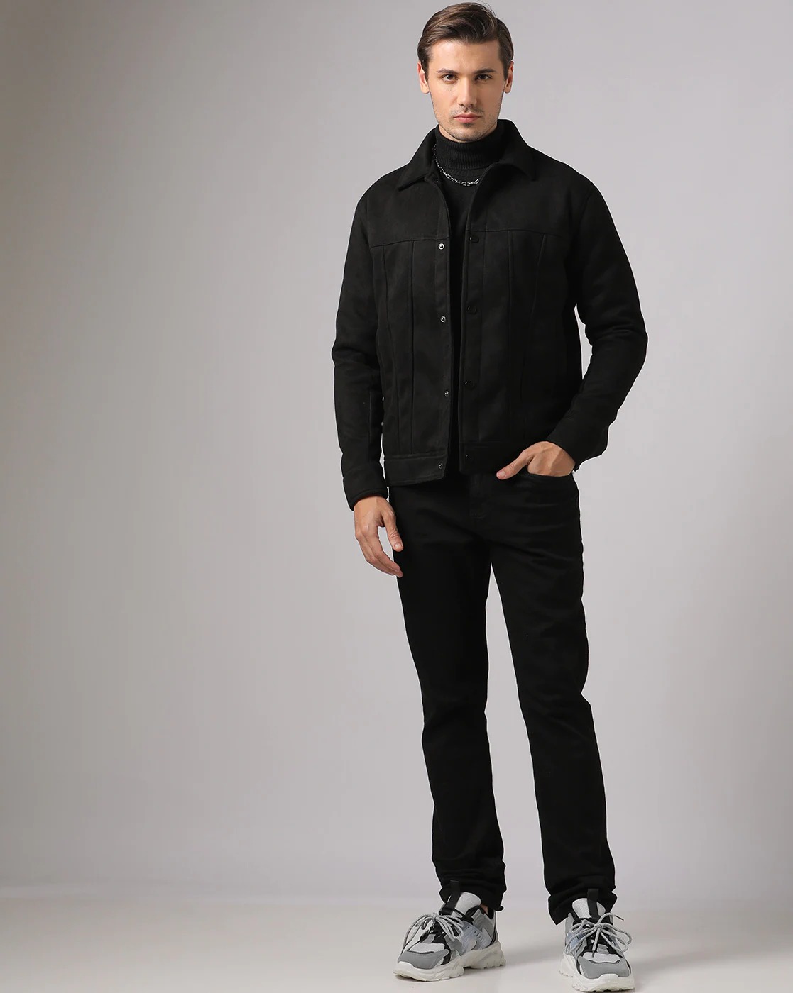 BUDA JEANS CO Suede Trucker Jacket | MEN