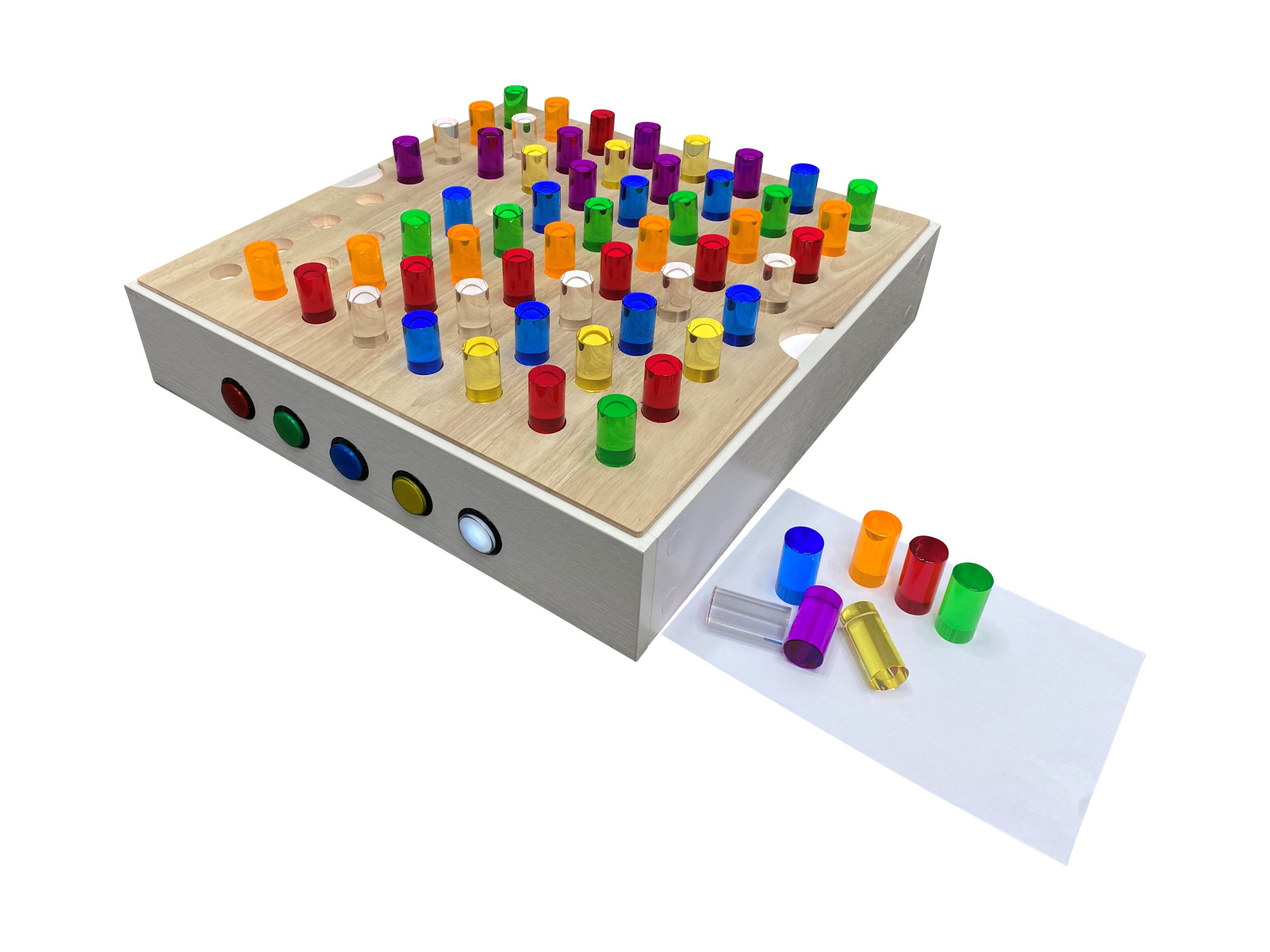 Table Top Panel with coloured Rods | Sensory Tools