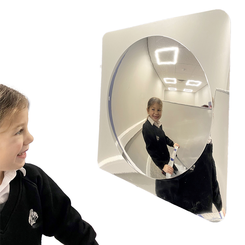 LARGE BUBBLE CONVEX MIRROR SET OF 2 | Sensory Tools