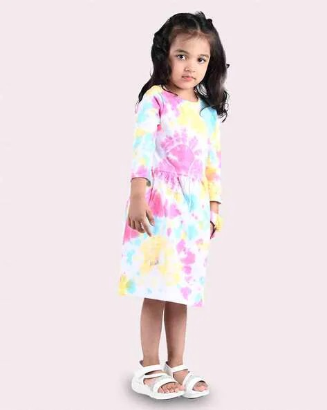 ZALIO Tie & Dye A-line Dress | KIDS