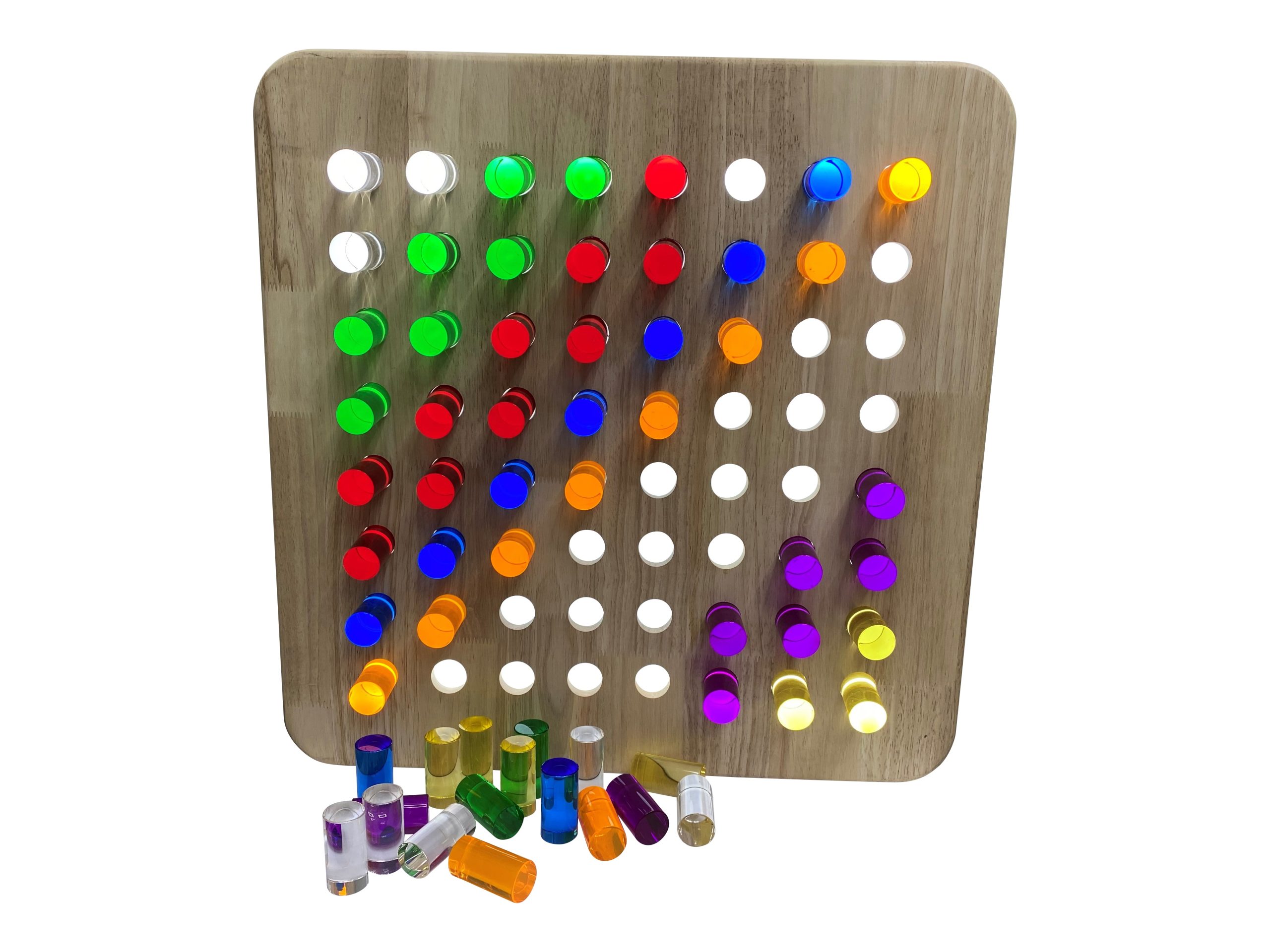 Wall Hanging Sensory Light Panel with Coloured Rods | Sensory Tools