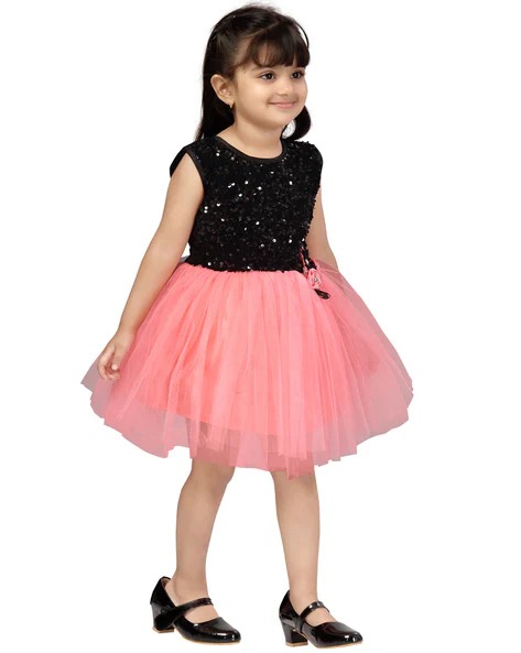 AARIKA GIRLS ETHNIC Embellished Fit & Flare Dress | KIDS