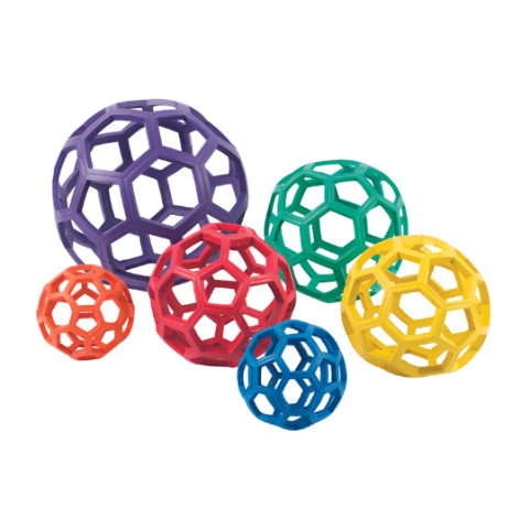 Grab balls 12cm,  Set of 6 colors | Sensory Balls