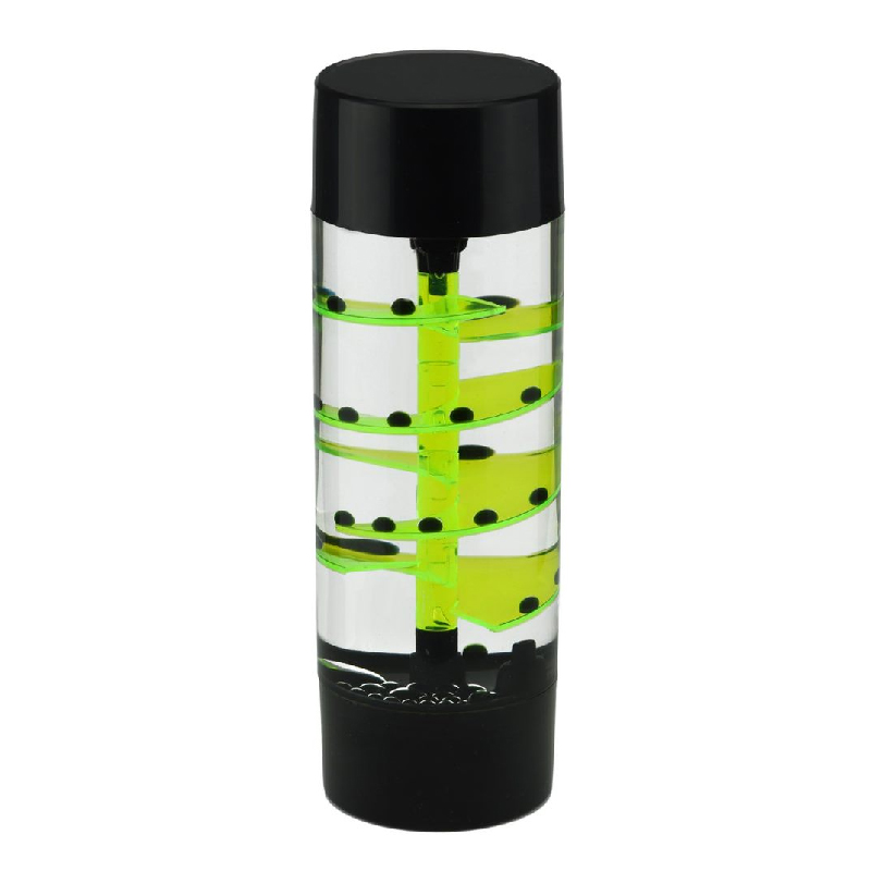 Green & Black Spiral Liquid Timer (One Provided) | Ultraviolet