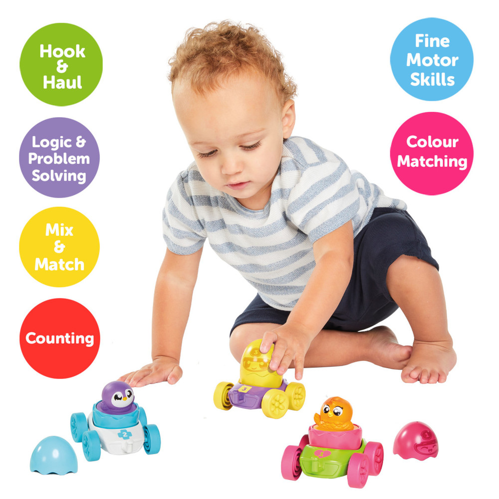 Toomies Egg Racers Asst | Cognitive Development