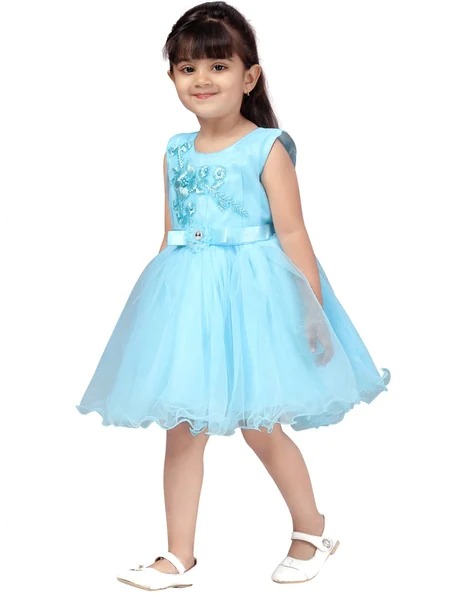 AARIKA GIRLS ETHNIC Embellished Fit & Flare Dress | KIDS