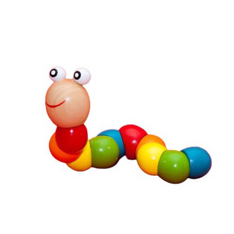 Wooden Caterpillar Fidget Small | Sensory Toys