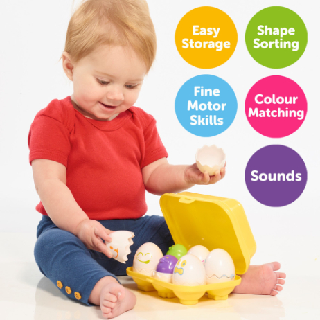 Toomies Hide & Squeak Eggs | Cognitive Development