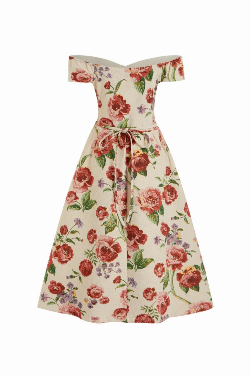 Floral Elegant Midi Dress | Midi