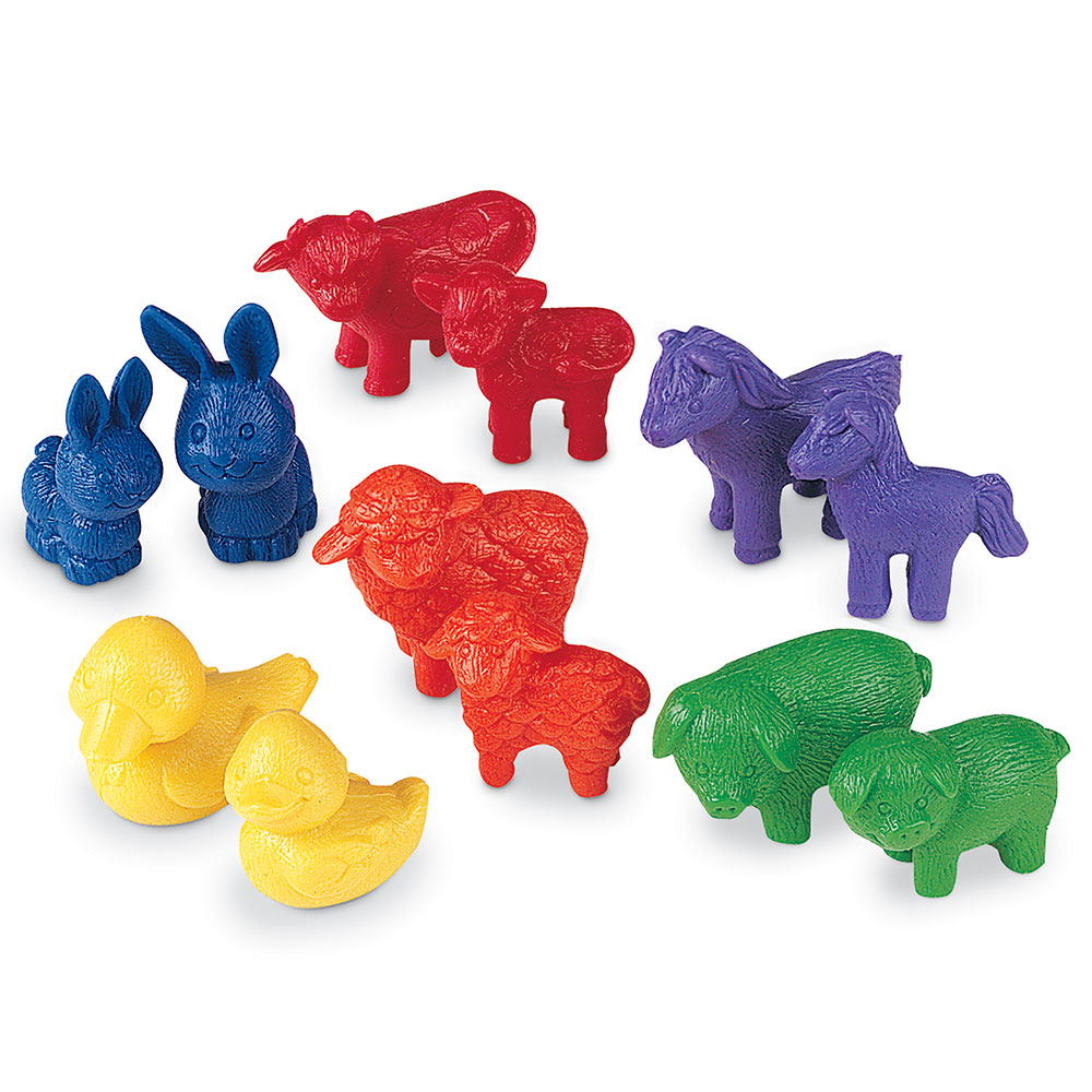 Friendly Farm® Animal Counters, Set of 72 | Maths Activities