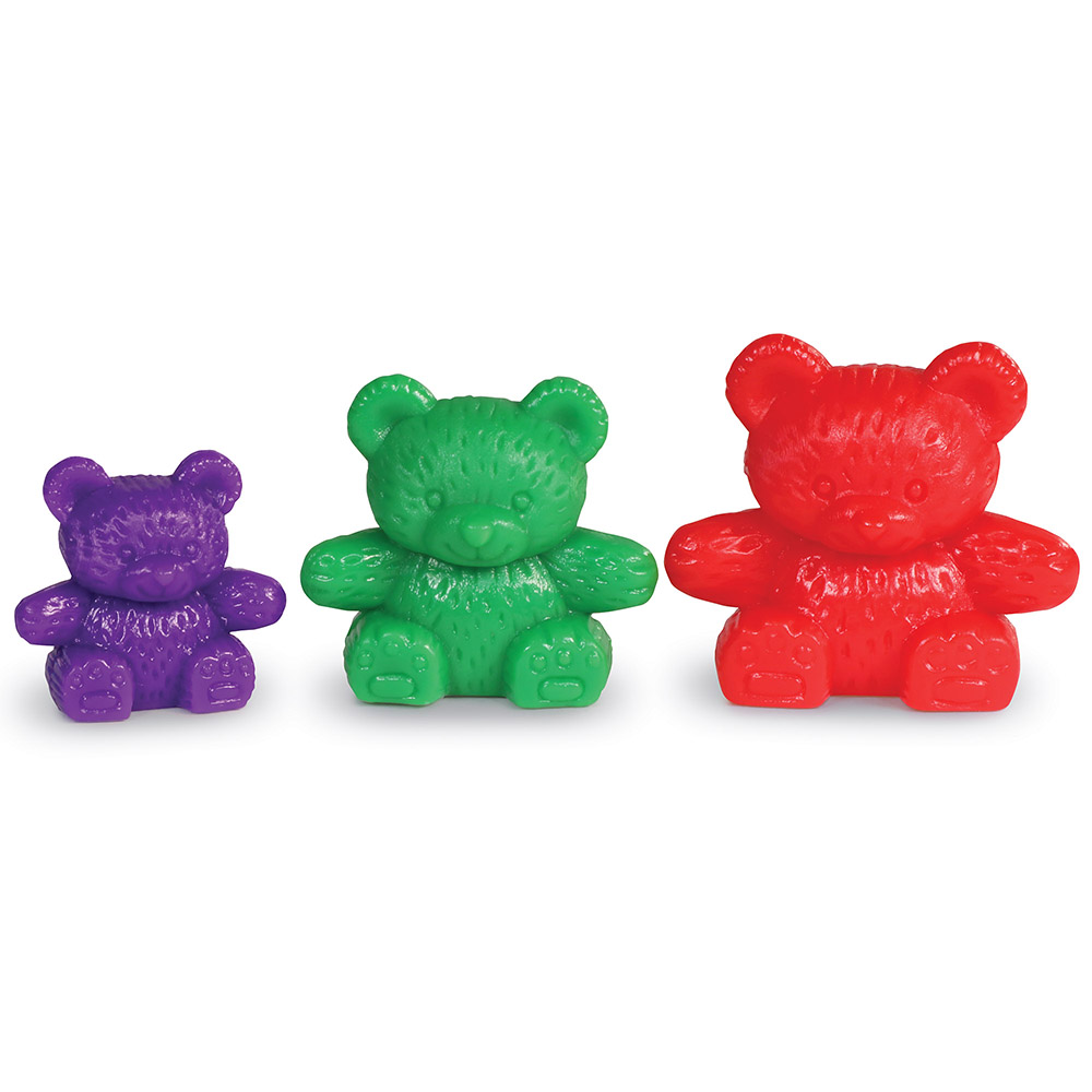 Three Bear Family® Rainbow™ Counters, Set of 96 | Phonics and English Activities