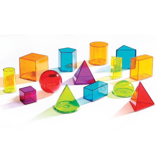 View-Thru Colourful Geometric Shapes | Maths Activities