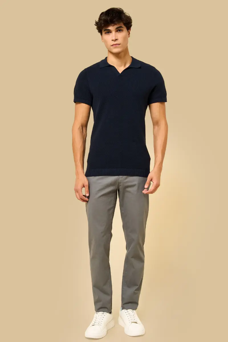 Men Slim Fit Formal Trousers | Joggers