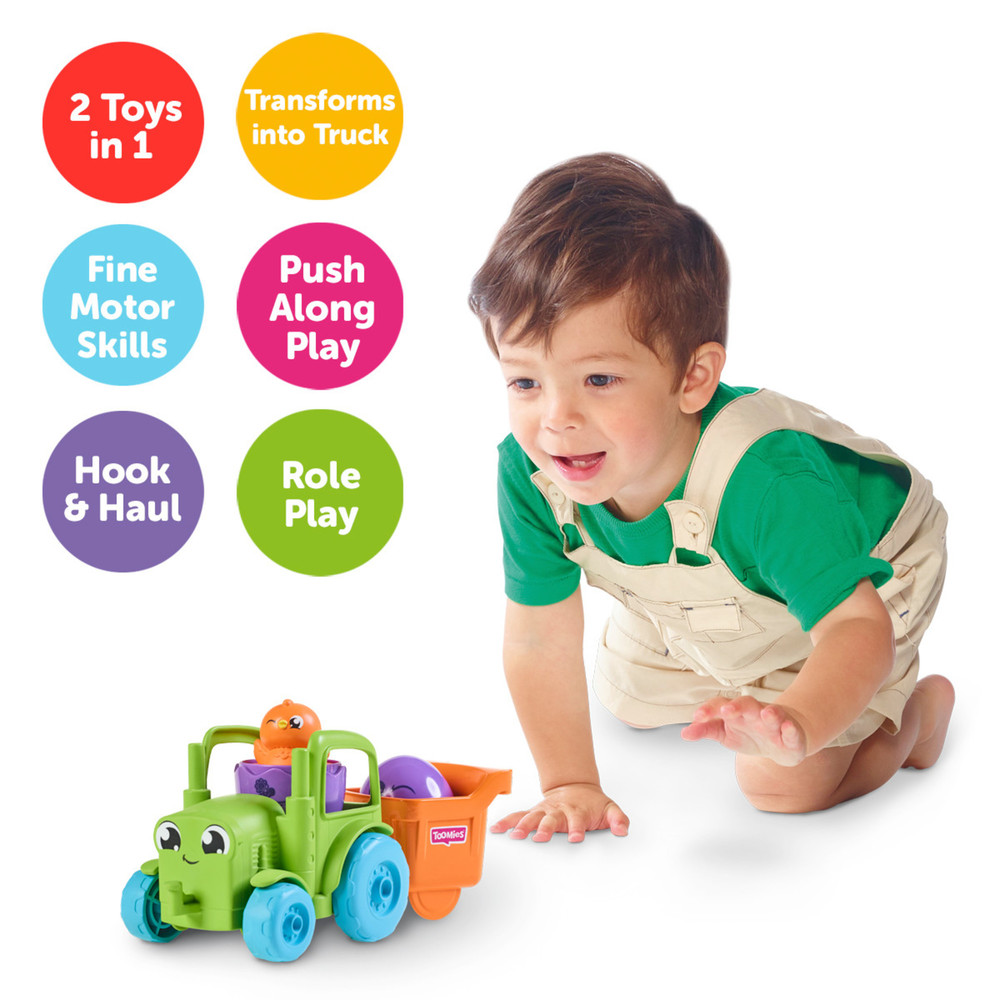 Toomies 2 in 1 Transforming Tractor | Cognitive Development