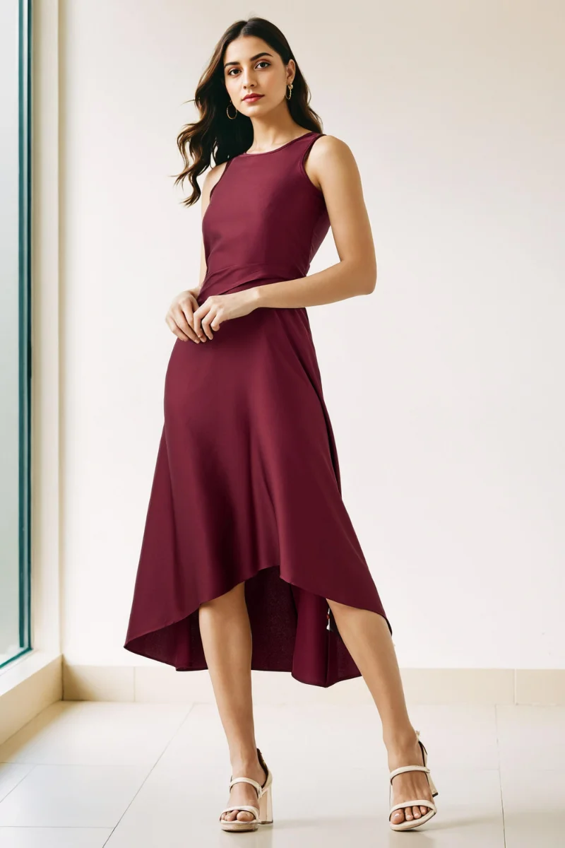 Satin Luxe Midi Dress | Midi