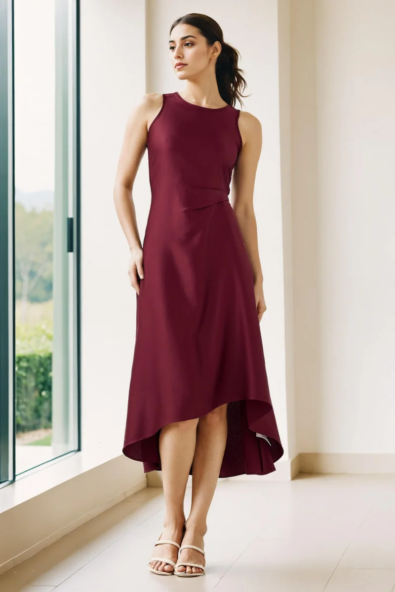 Satin Luxe Midi Dress | Midi