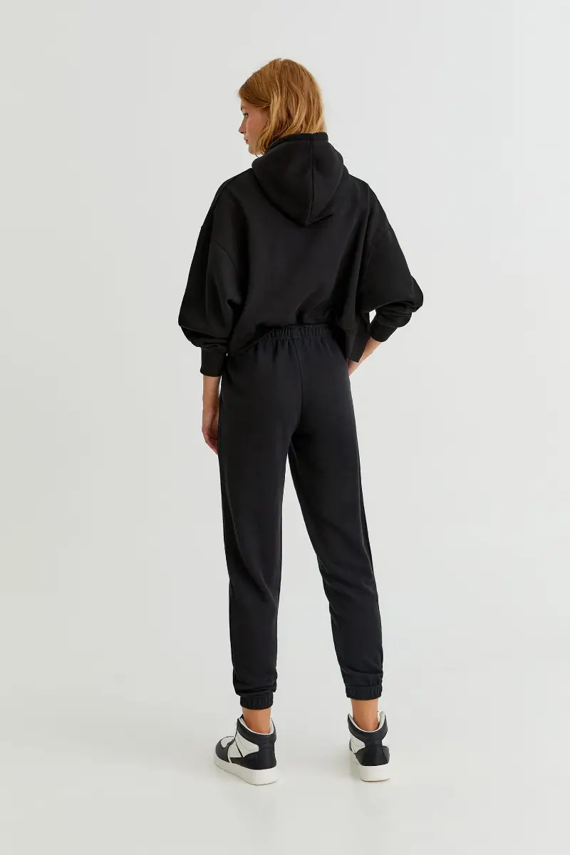 Relaxed Fit High Waist Chino Pants | Jeggings