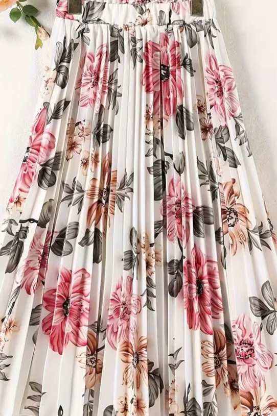 Floral Pleated Skirt | Women’s Clothing