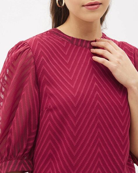 HARPA Chevron Pattern Top | LATEST TRENDS