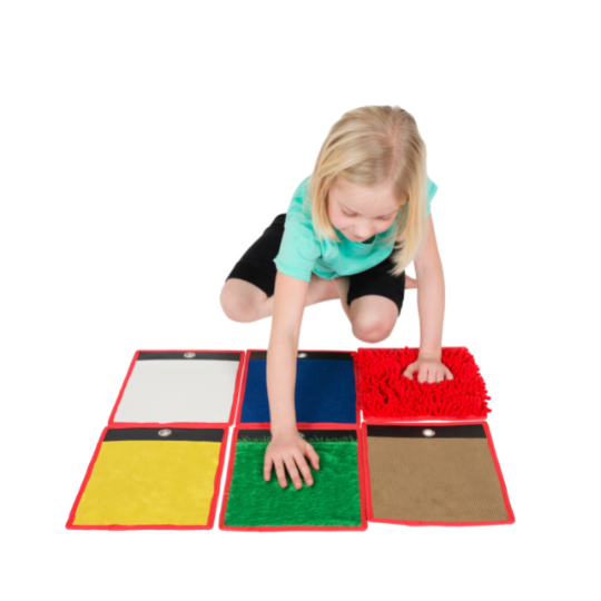 Set of 6 Tactile Mini Mats | Sensory Tiles