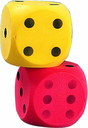 Giant Foam Dice Pair | PE Equipment