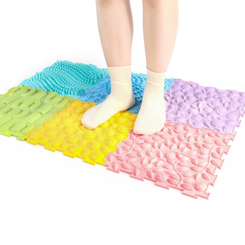 Massage Puzzle Floor 6 Tiles | Sensory Tiles