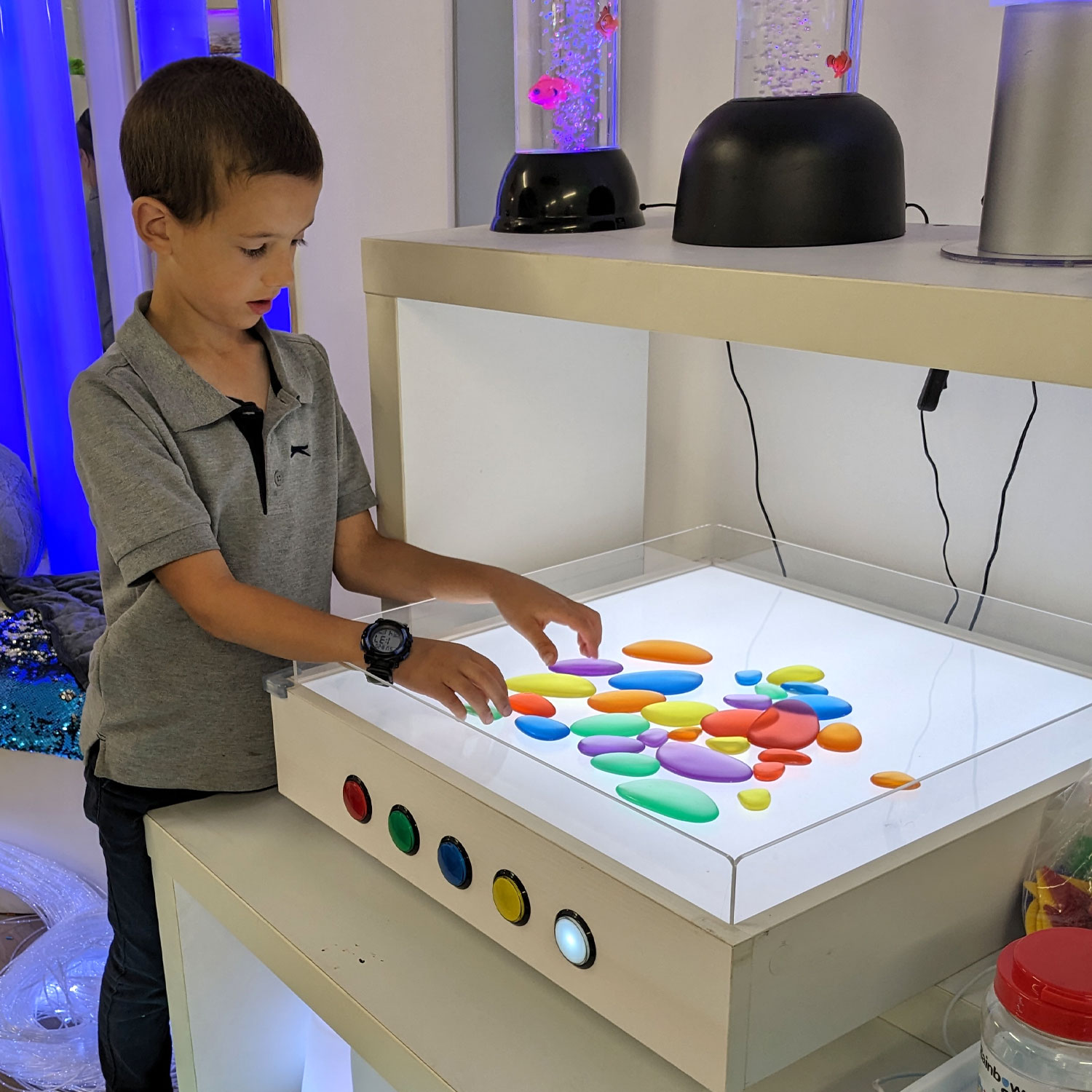 Light Table with Sand Table Top | Interactive Panels