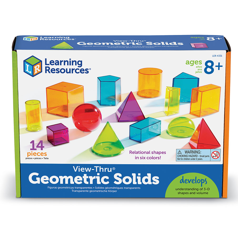 View-Thru Colourful Geometric Shapes | Maths Activities