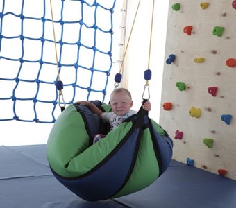 Sensory Therapy Suspended Pear Beanbag Swing | Sensory Integration Sensory Therapy Suspended Pear Beanbag Swing | Sensory Integration