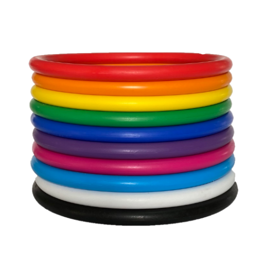 Set of 10 Activity Tossing Rings | PE Equipment