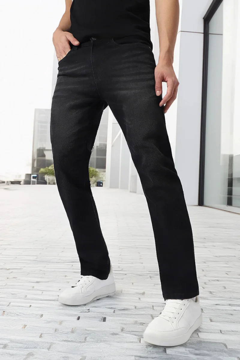 Regular Fit Black Jeans | Men’s Clothing