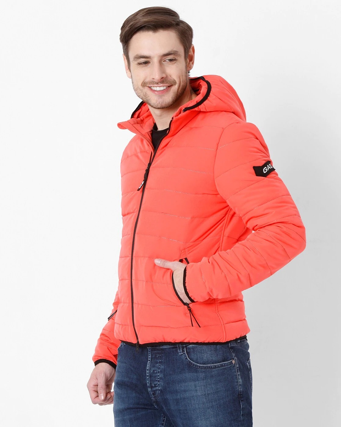 GAS Leonardo FS Quilted Zip-Front Jacket | MEN